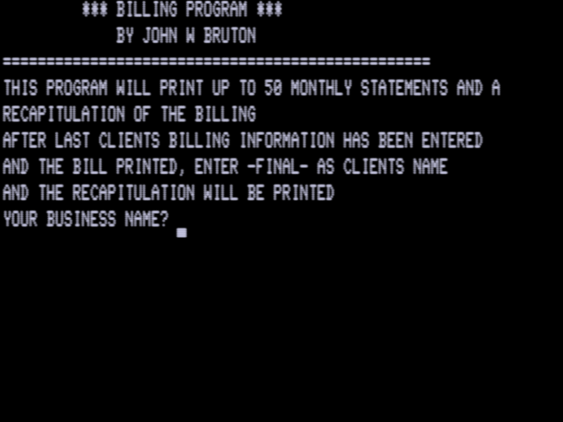 Screen shot